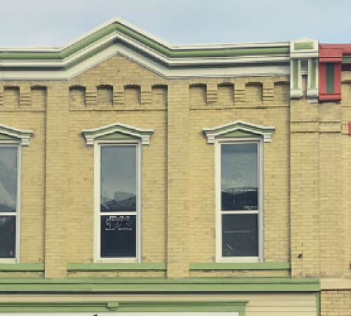 Downtown Business Building Tops