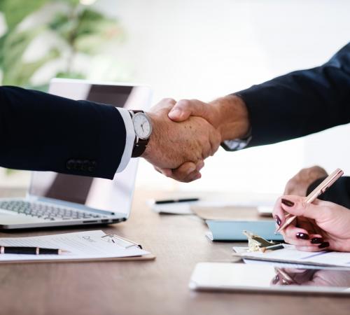 Businessmen Shaking Hands