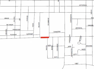 Railroad Repairs Map -Lincoln Street